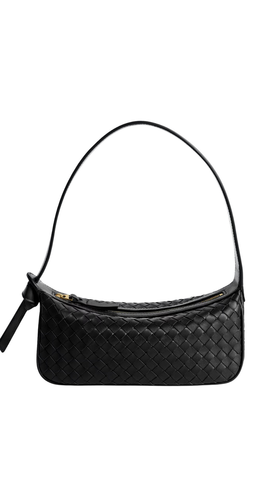 Nodo Shoulder Bag in Black