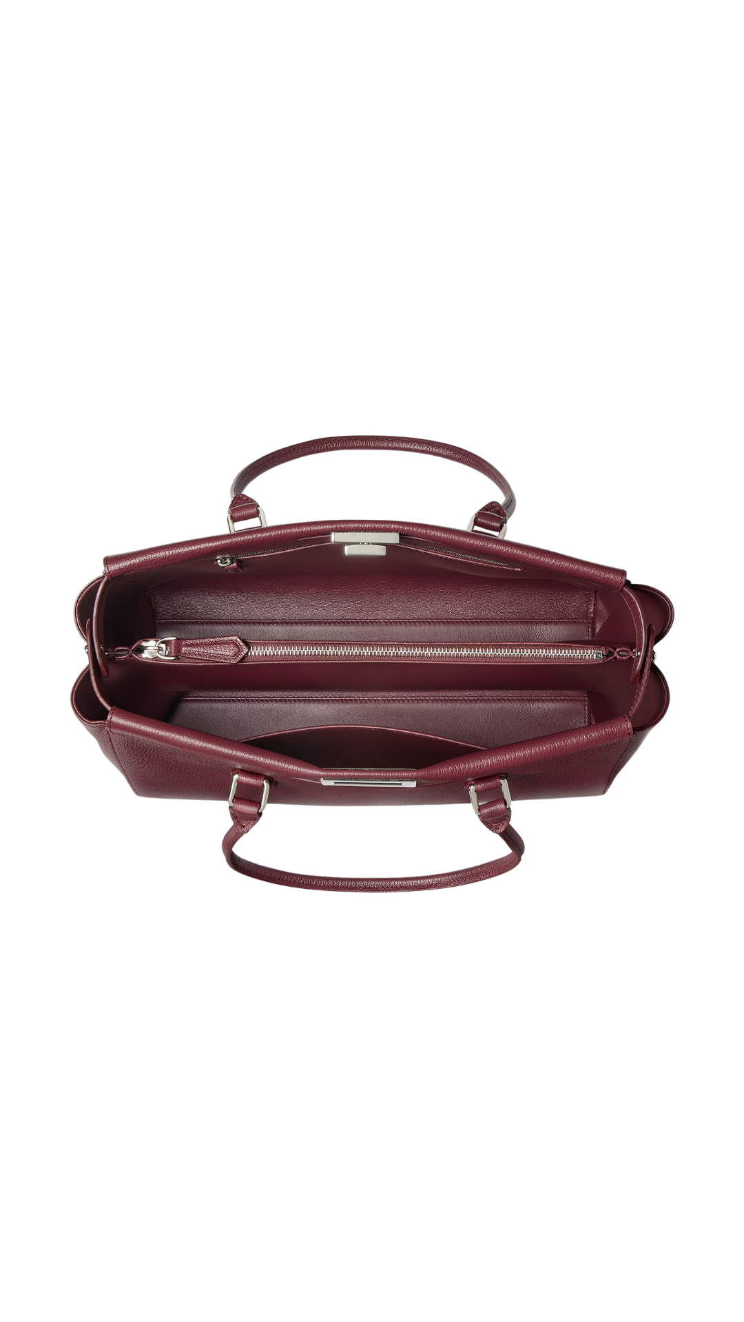 Peekaboo® Tote Small in Dark Red Leather Bag