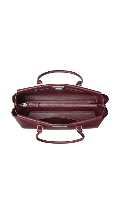 Peekaboo® Tote Small in Dark Red Leather Bag