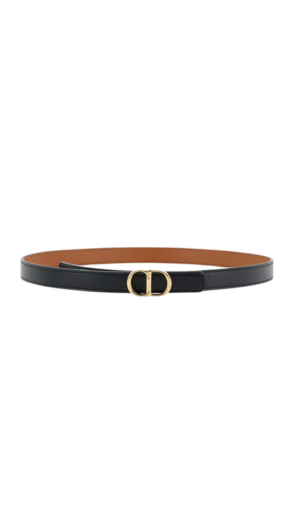 CD Icon Belt in Black