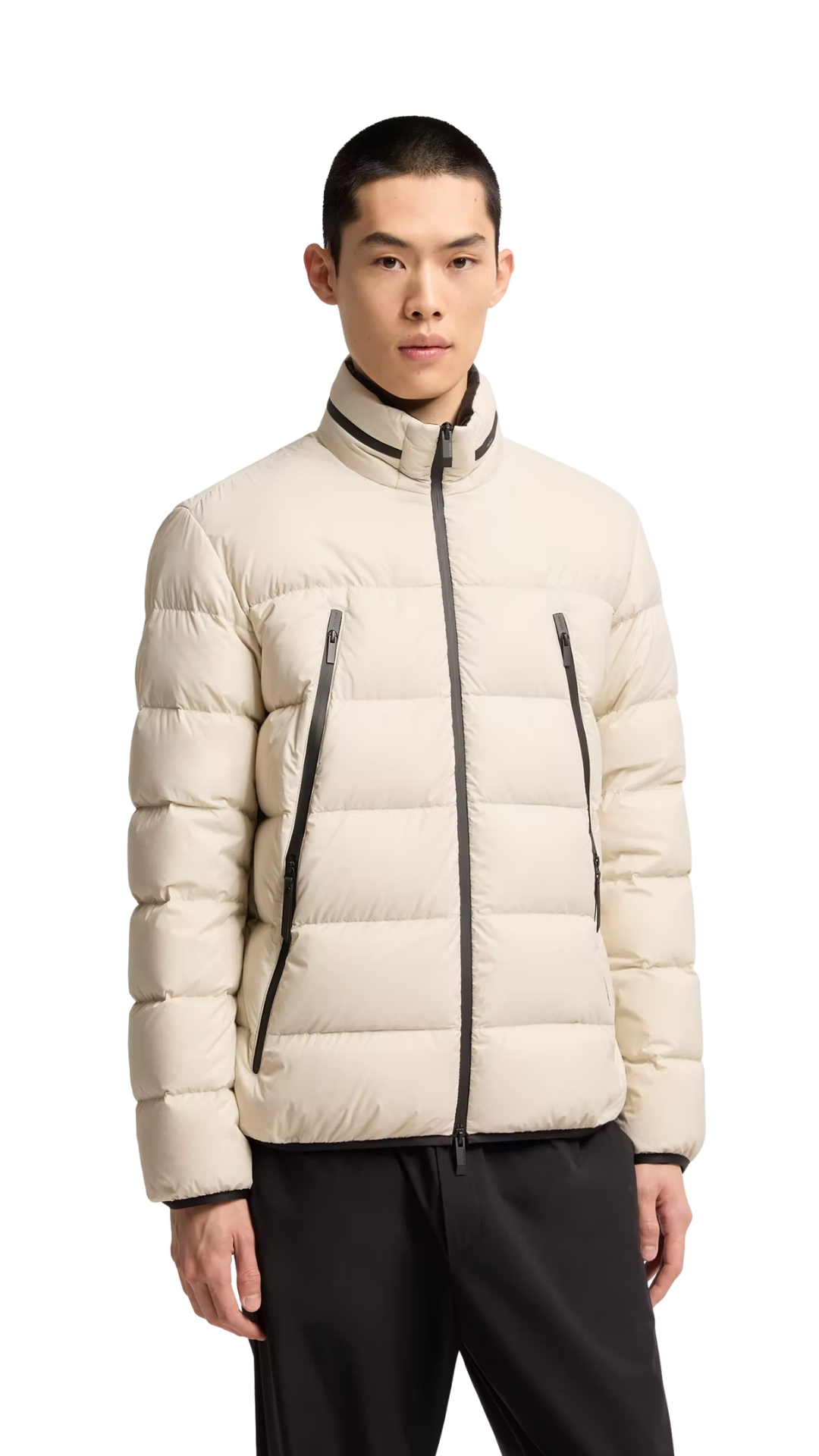 Dalalven Short Down Jacket in White Ivory