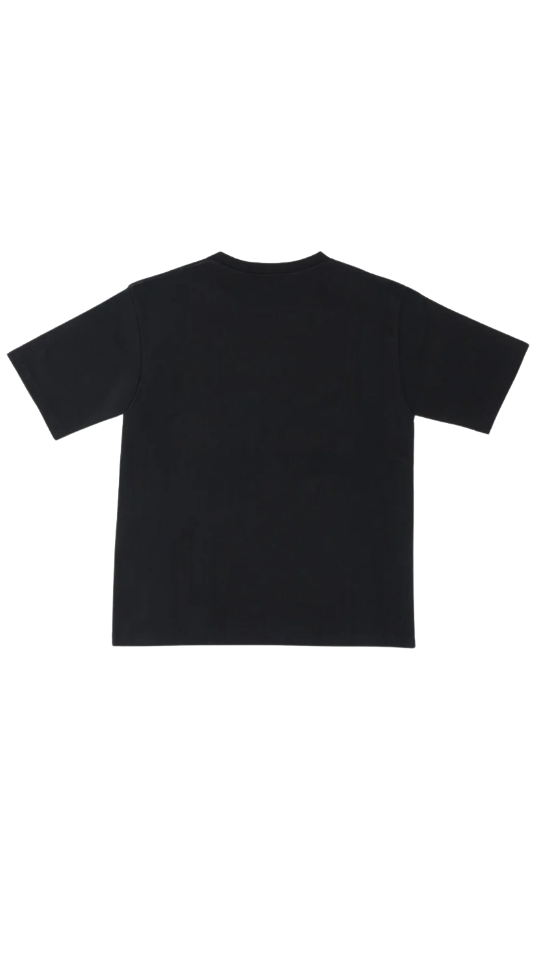 Loose T-Shirt in Black Cotton Jersey