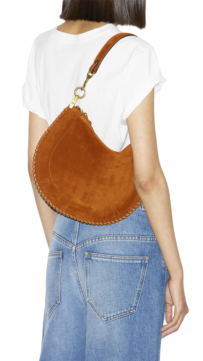 Oskan Zipped Bag in Cognac