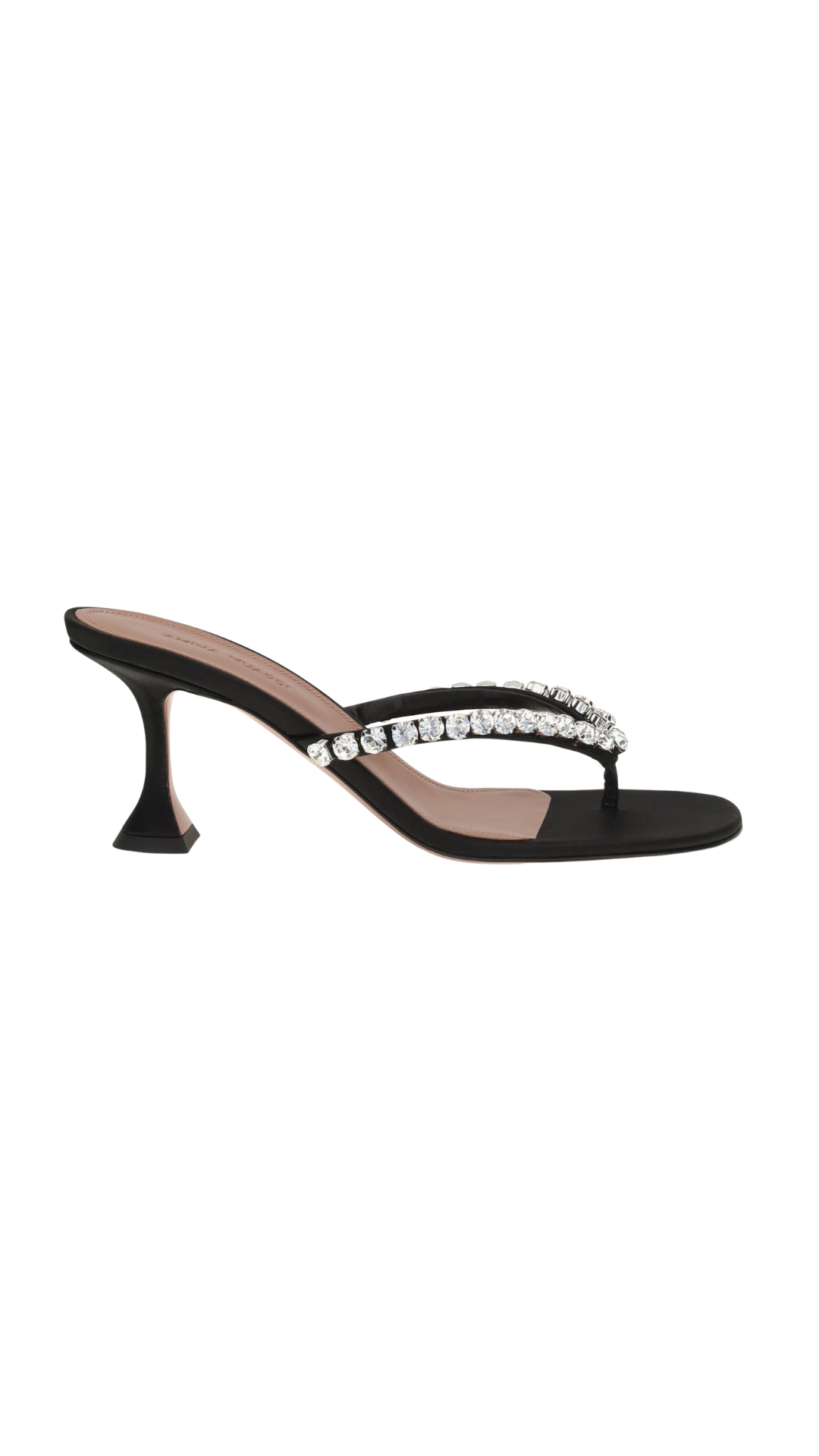 Gigi Embellished Leather Thong Sandals