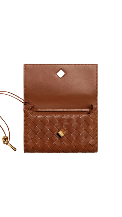 Andiamo Pouch on Strap in Tannin