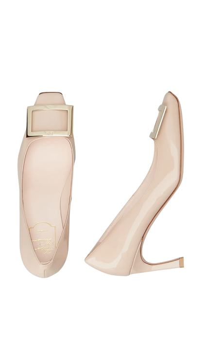 Trompette Pumps in Pink Patent Leather