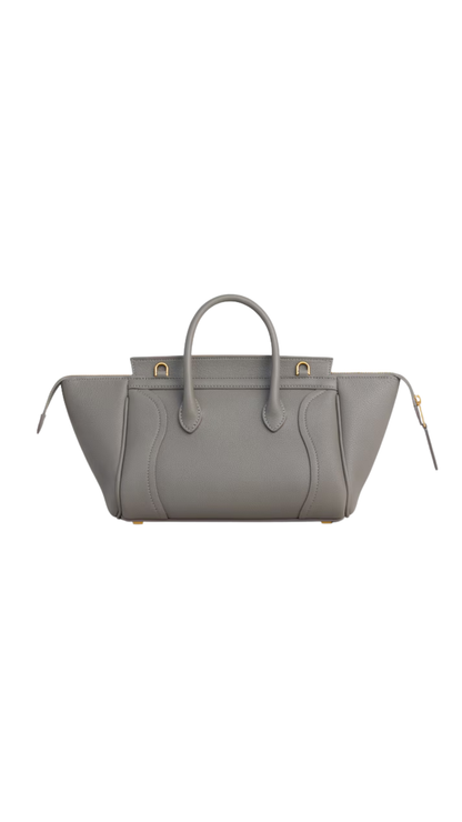 Little Luggage in Light Graphite Grained Calfskin