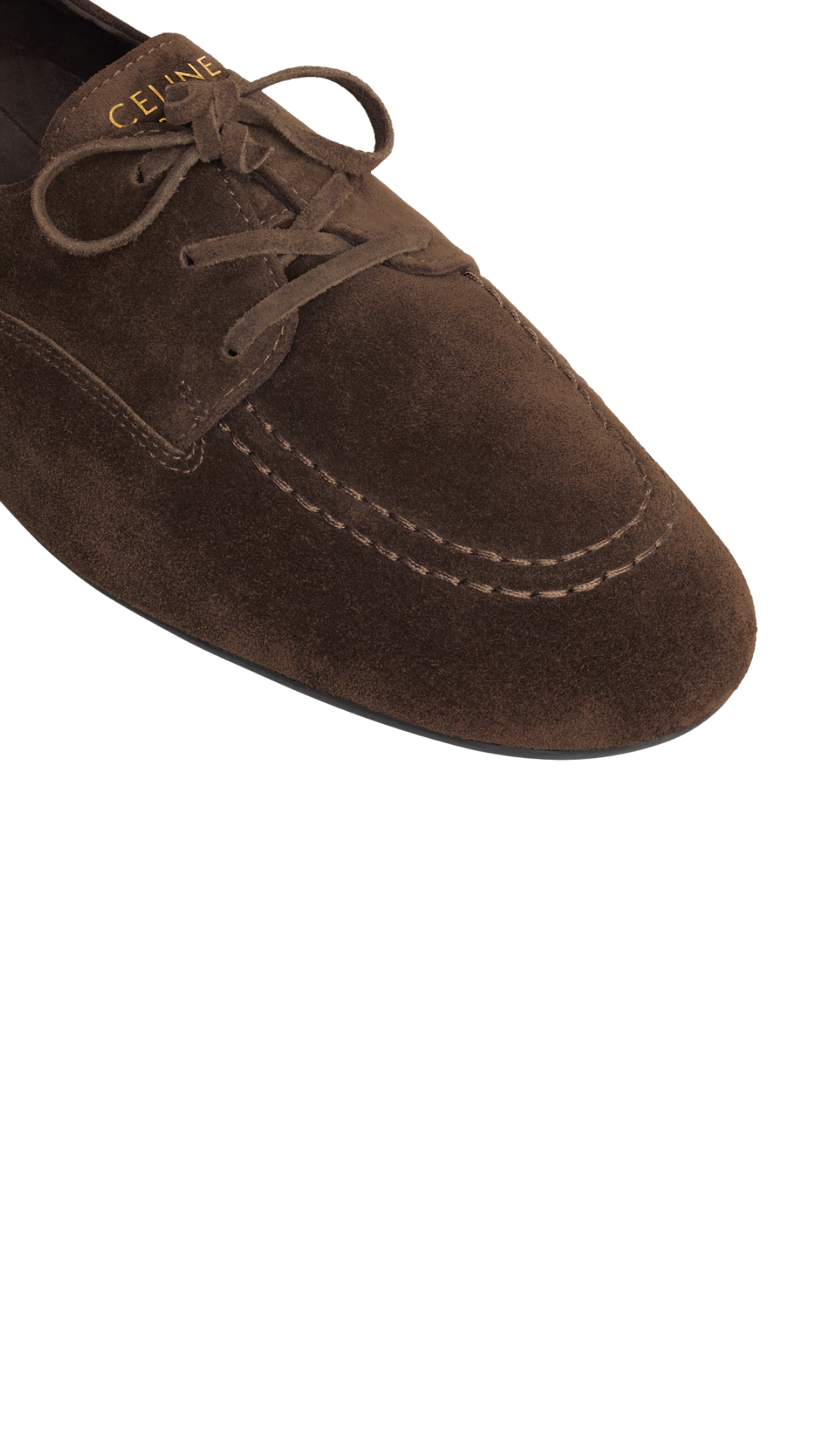 Adam Lace-Up Loafer in Dark Brown