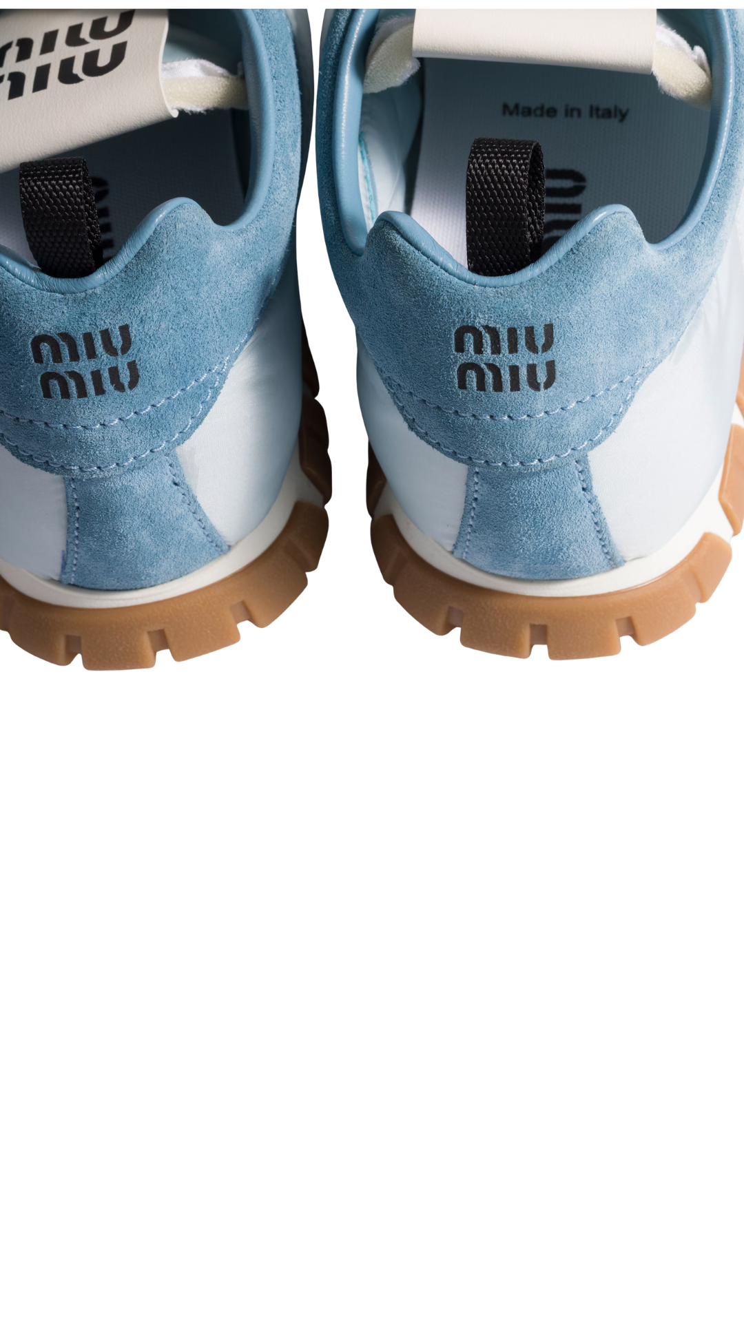 Tyre Technical Fabric and Suede Sneakers in Cornflower Blue/Astral