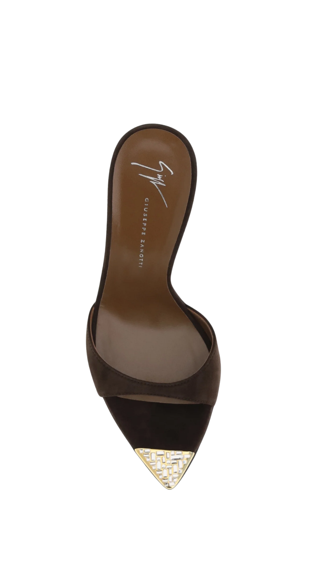 Intriigo Jewelry Mule 90 in Brown