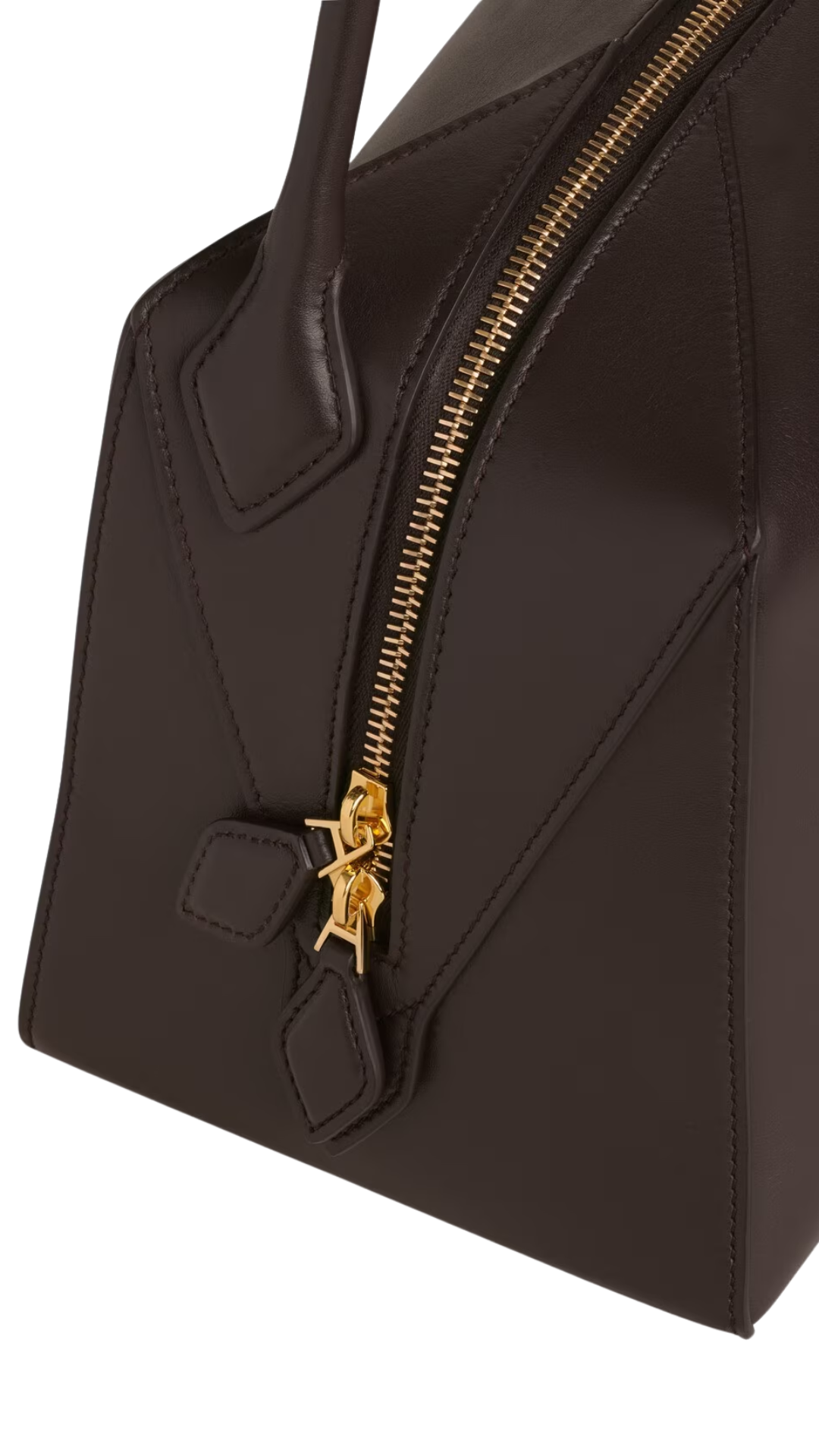Le Bouledogue Bag in Dark Brown Calfskin