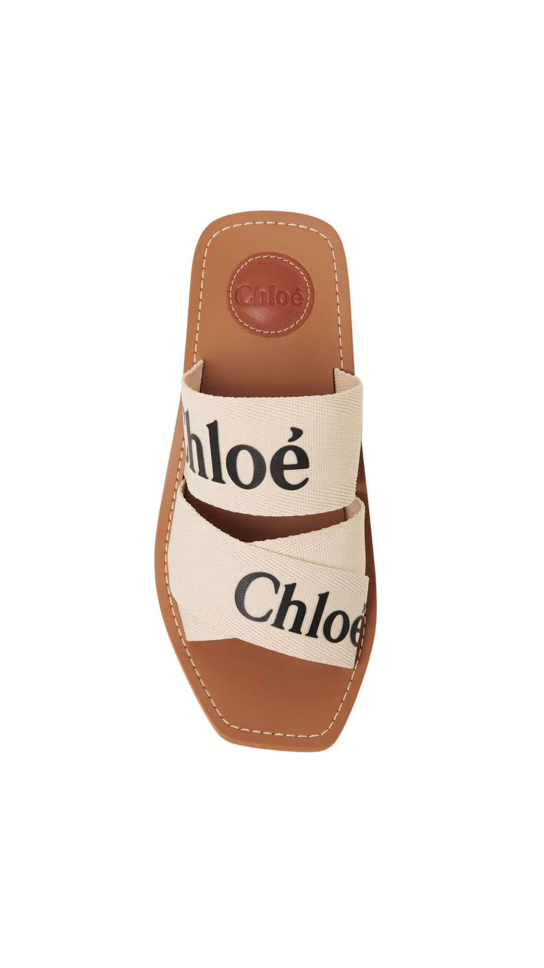 Woody Heeled Mule in White