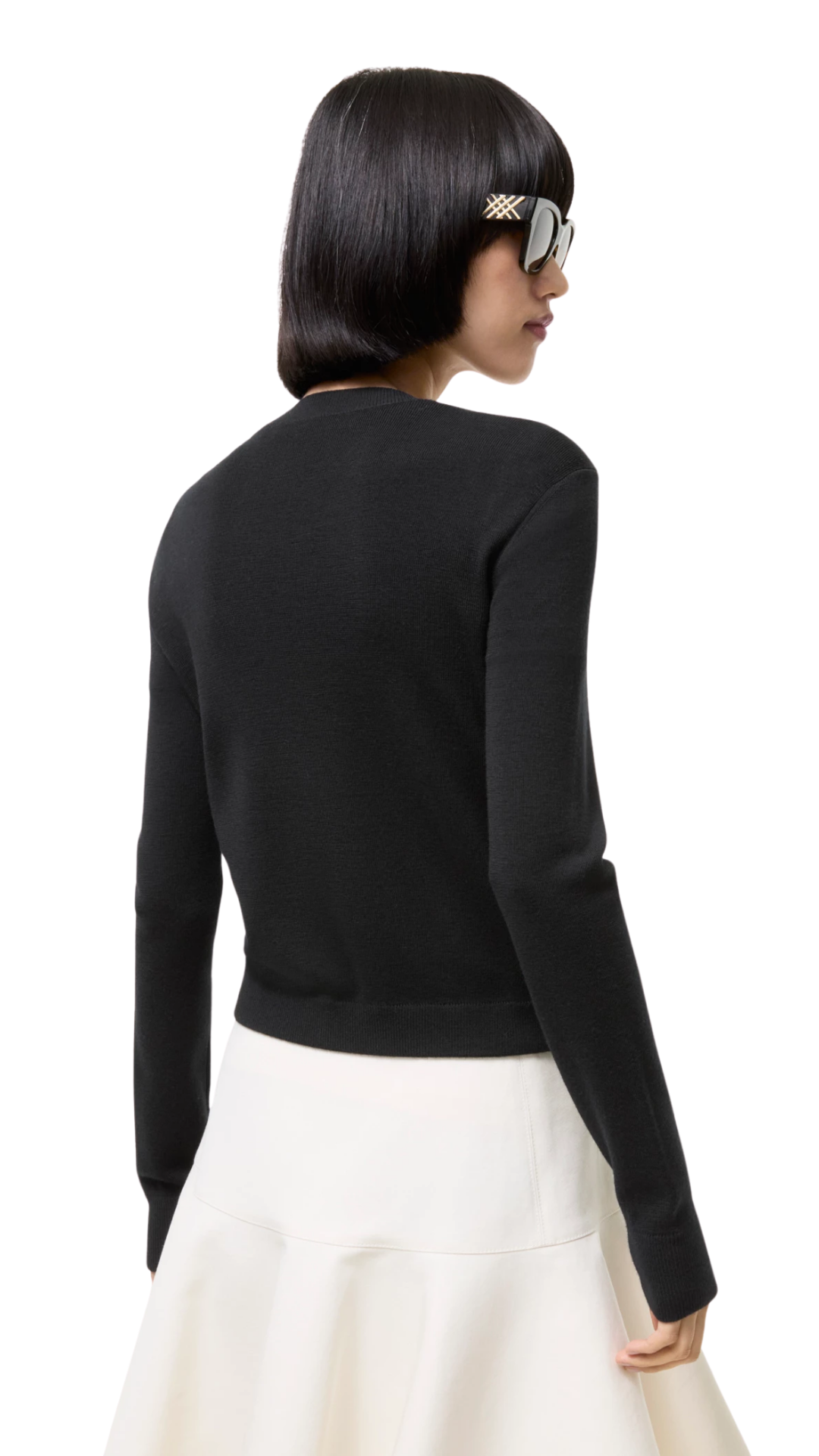 Quilted Nylon and Wool Fulbrook Jacket in Black