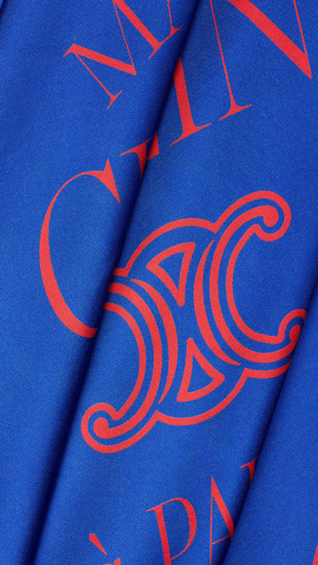 Maison Foulard, 90 in Red/Blue