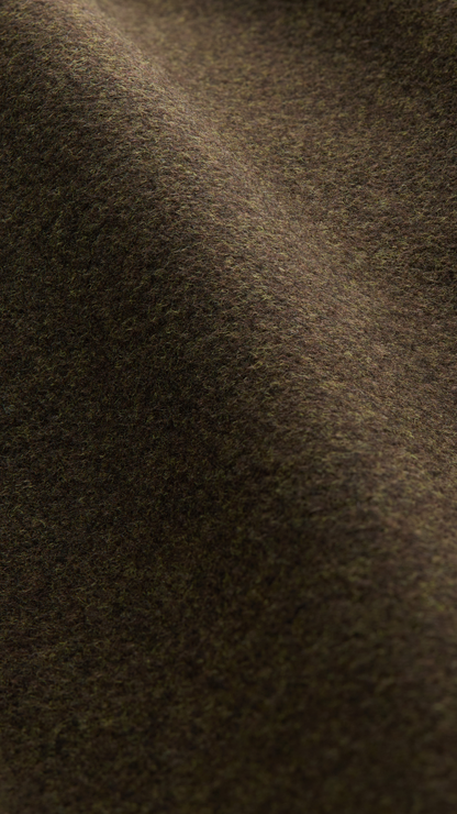 Draped Cape in Brown Cashmere