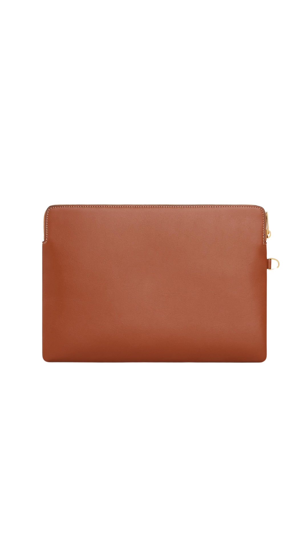 Small Pouch With Strap Cuir Triomphe in Tan