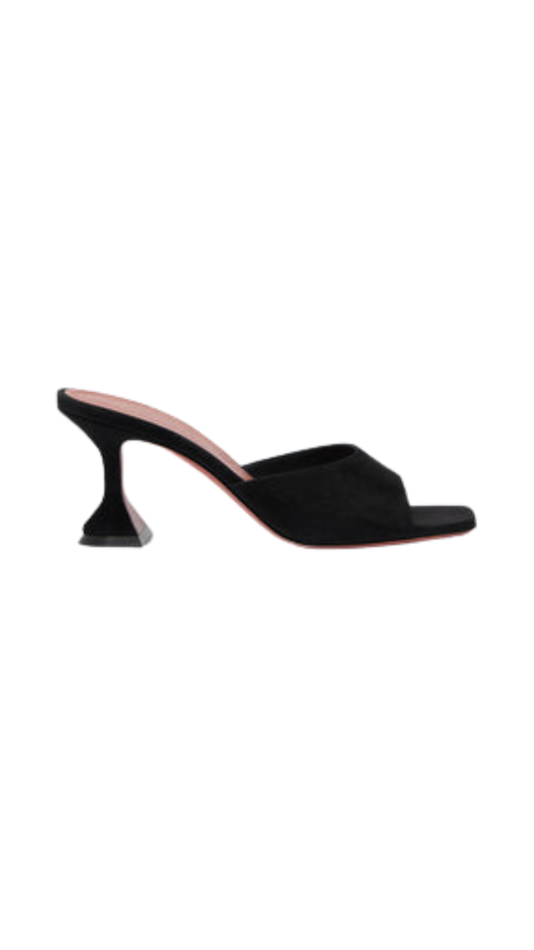 Lupita Suede Mules in Black
