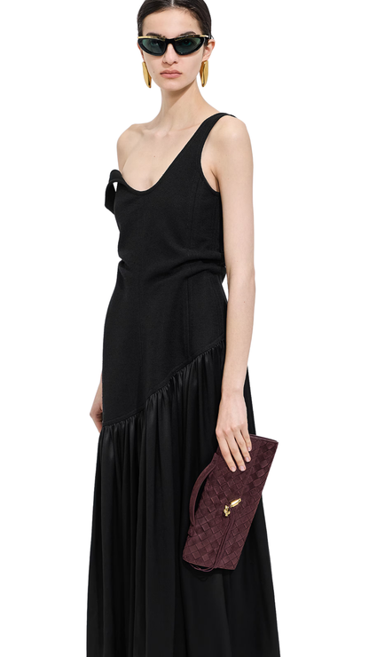 Andiamo Clutch in Deep Mahogany