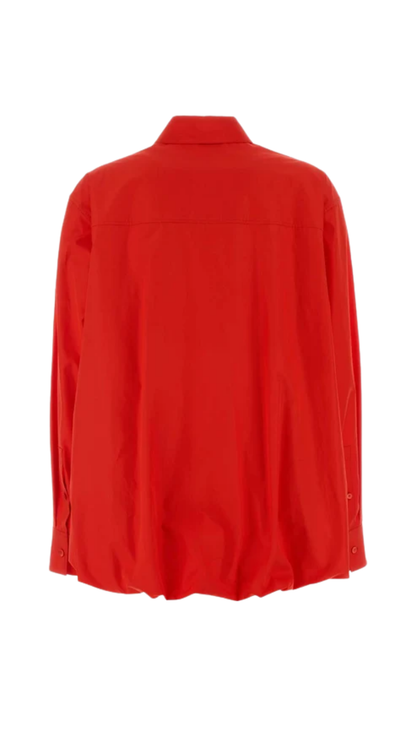 Shirt in Red Cotton