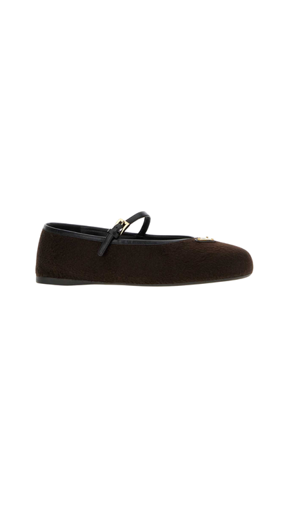 Buckled Strap Ballet Flats