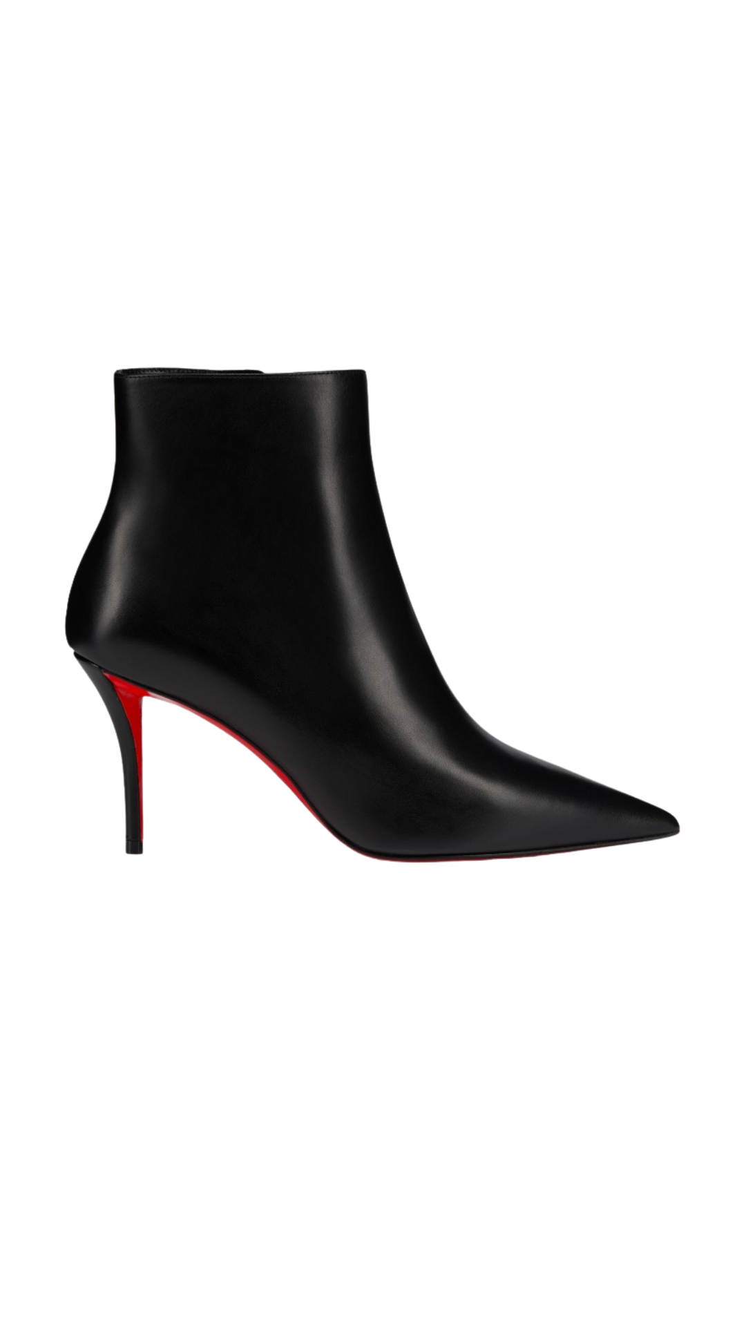 Miss Z Booty 80 mm Low Boots - Calf Leather - Black - Women