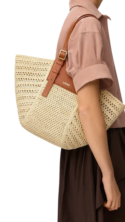 Natural X Paula's Ibiza Hammock Cabas Medium Bag