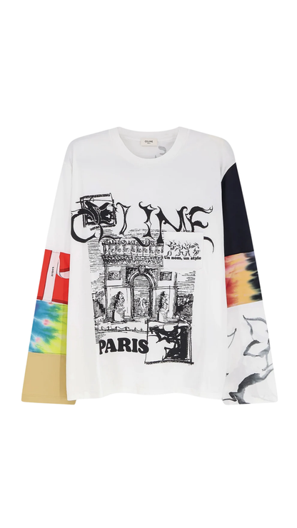 Cotton T-Shirt in Multicolor