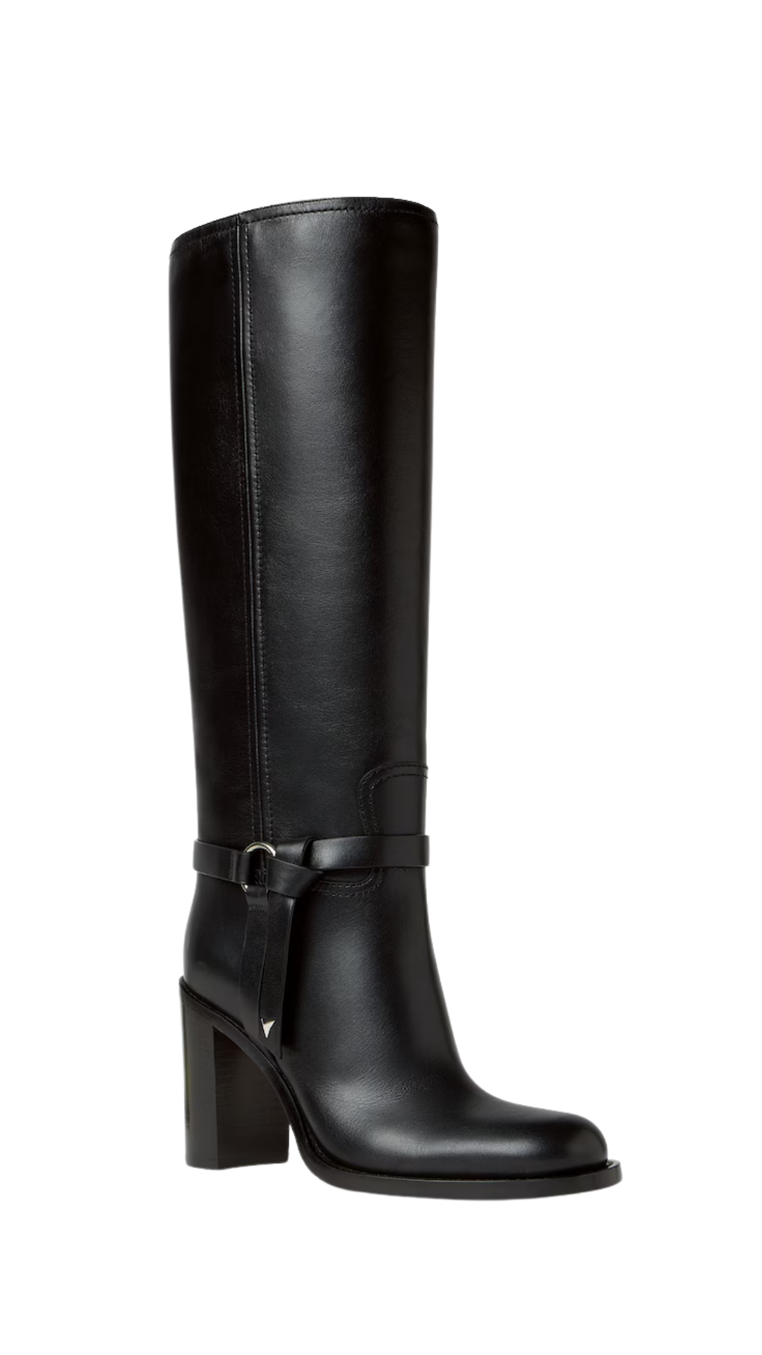 Fendi Dressage in Black Leather Boots
