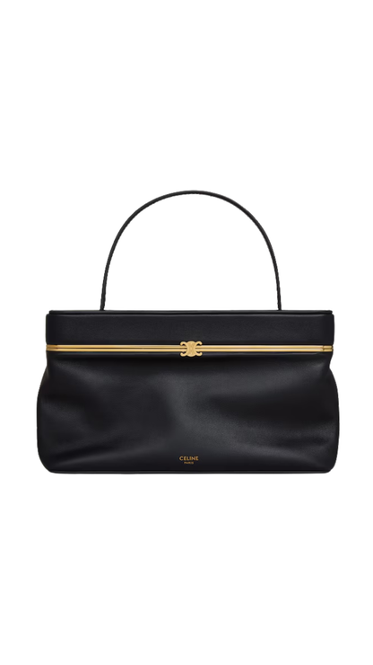 Rectangle in Black Supple Calfsin