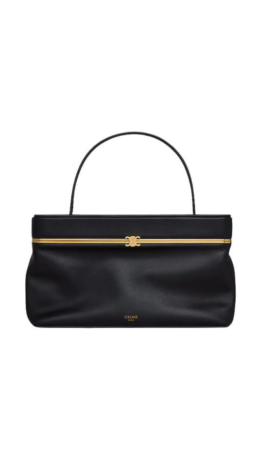 Rectangle in Black Supple Calfsin