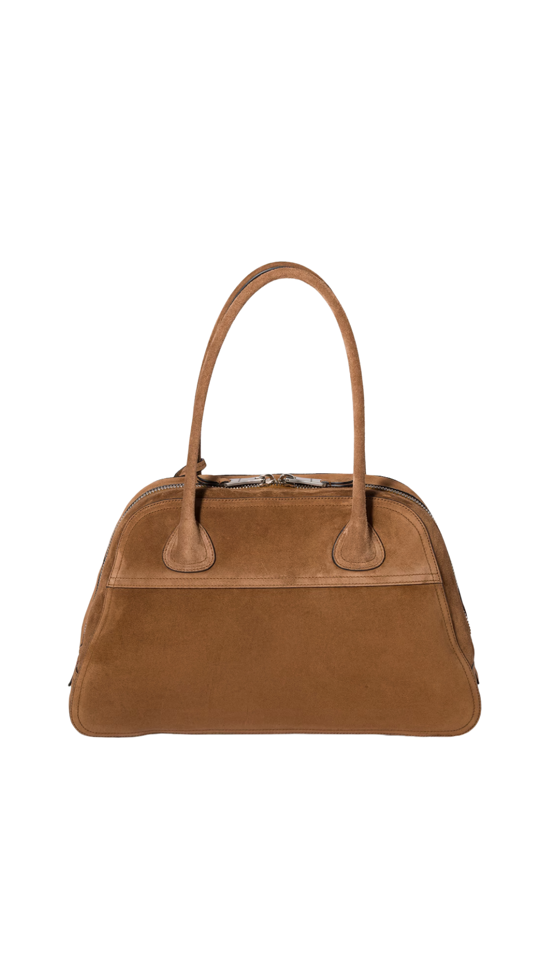 Vivant Suede Bag in Cocoa Brown