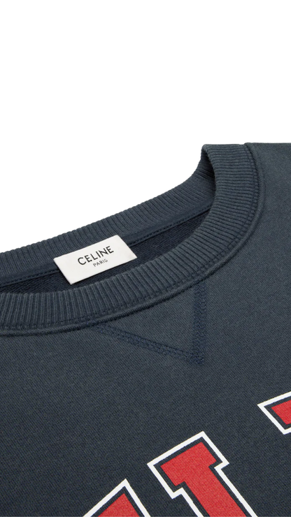 Loose Sweatshirt in Cotton Fleece