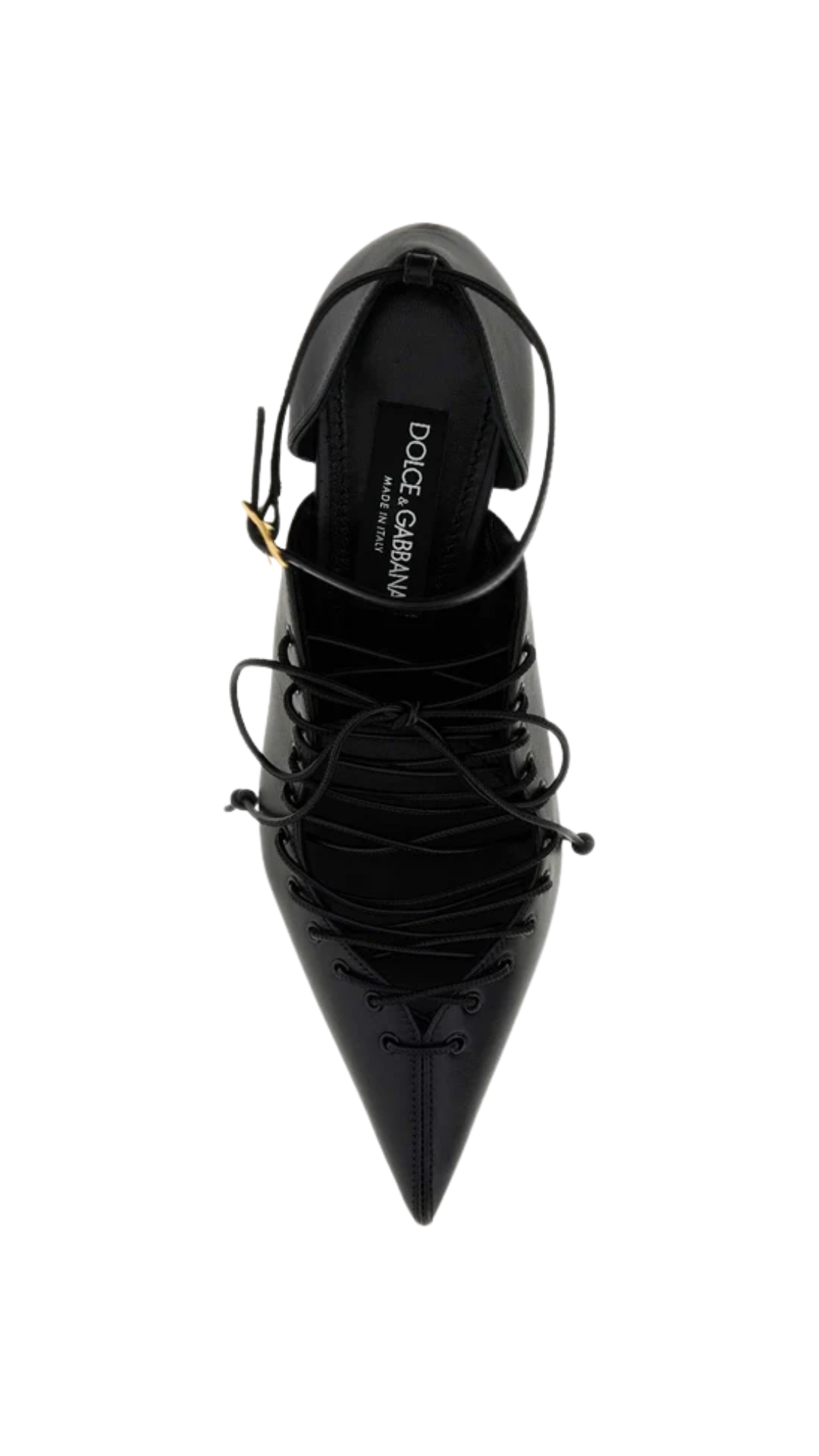 Calfskin Pumps in Black Leather Outsole