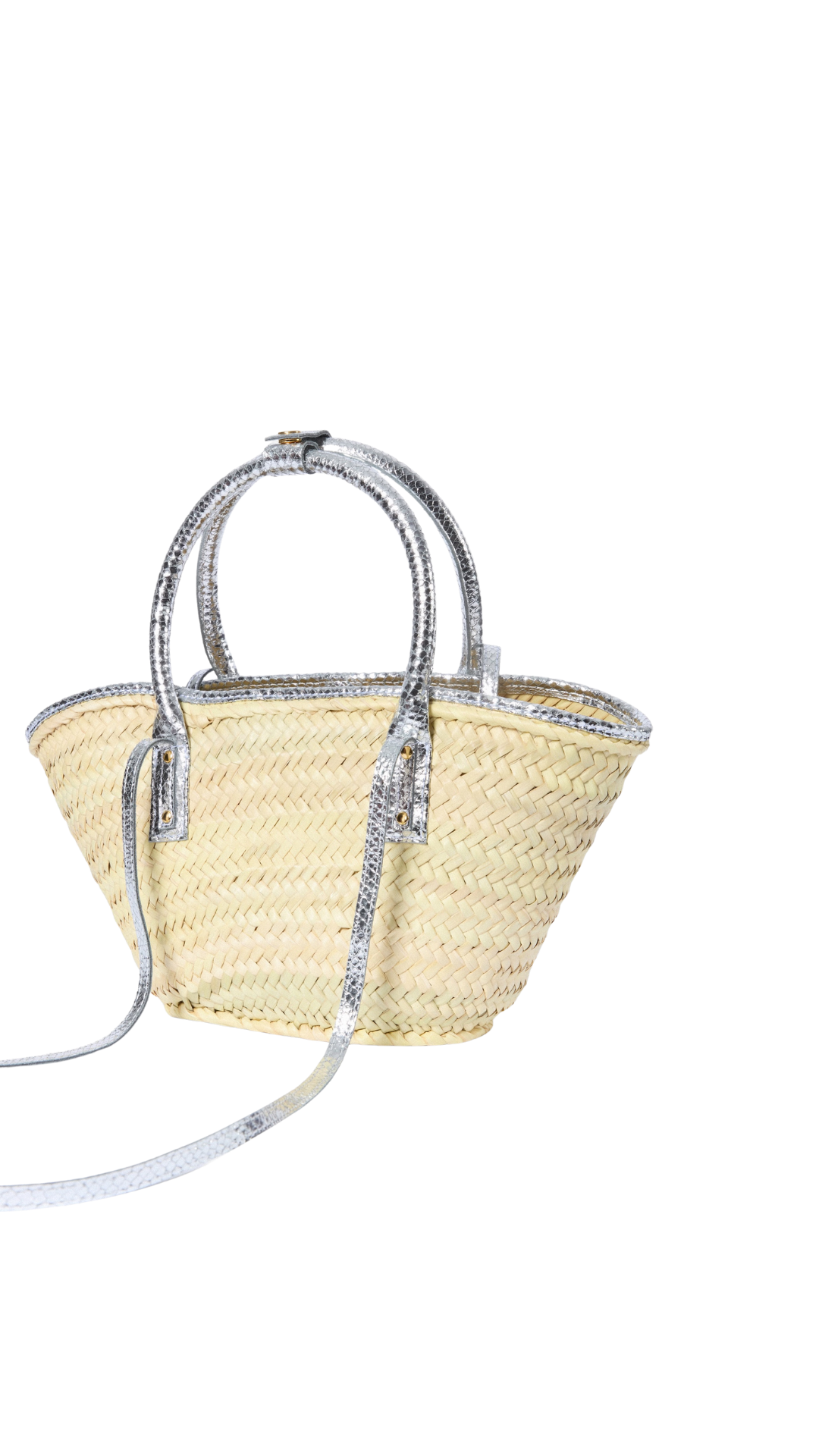 The Small Soli Basket in Silver