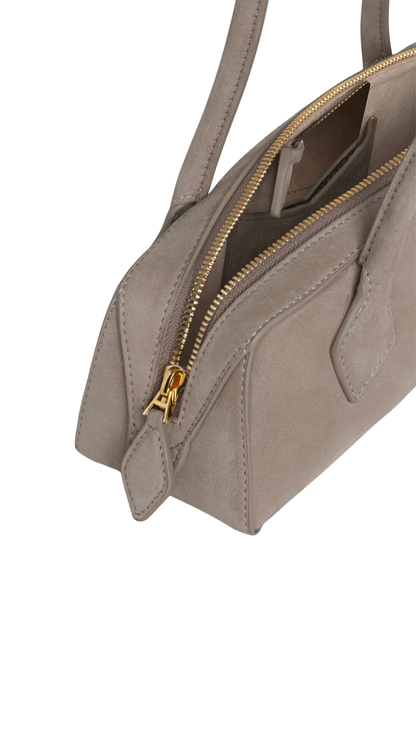 Le Teckel Small Bag in Mist Nubuck