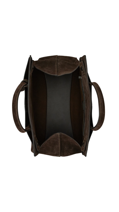 Tod's Di Bag Shopping Bag in Brown Suede Medium
