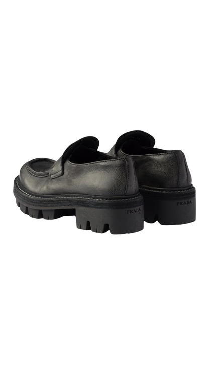 Leather Loafers in Black