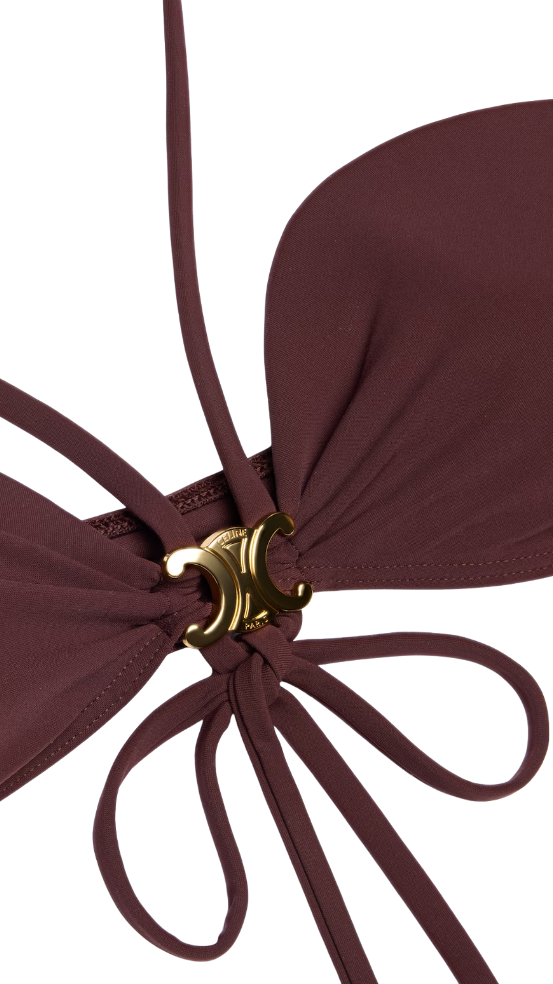 Balconette Top in Prune Matte Jersey