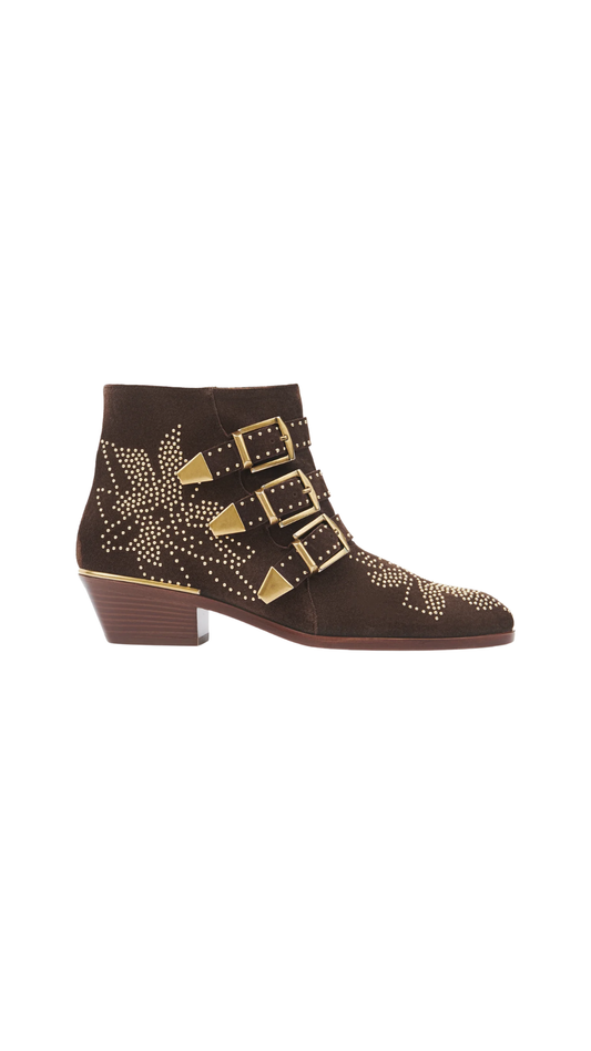 Susanna Ankle Boot in Chocolate Brown