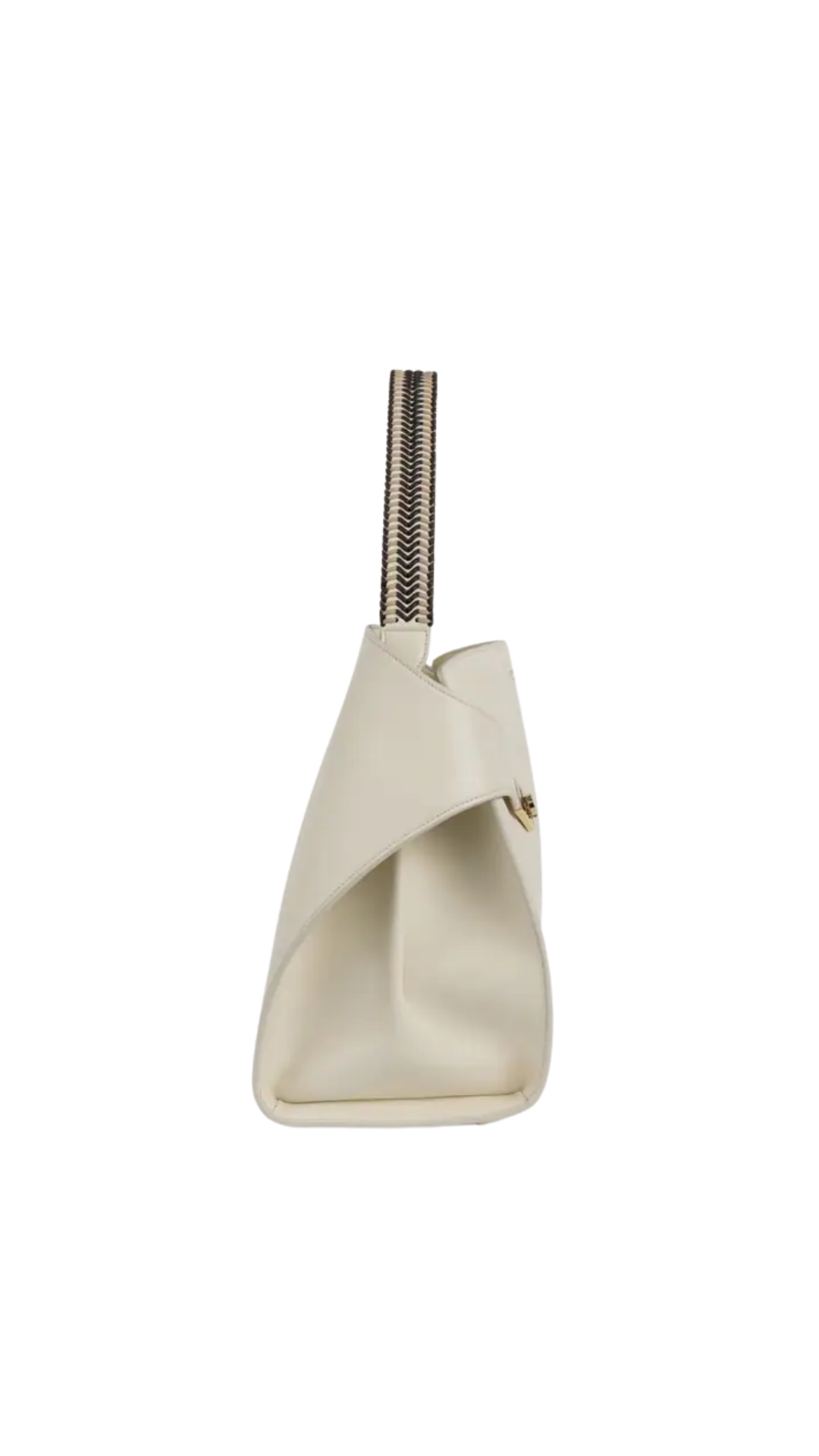 Hug Soft Shoulder Bag (L) in Mascarpone/Testa di Moro