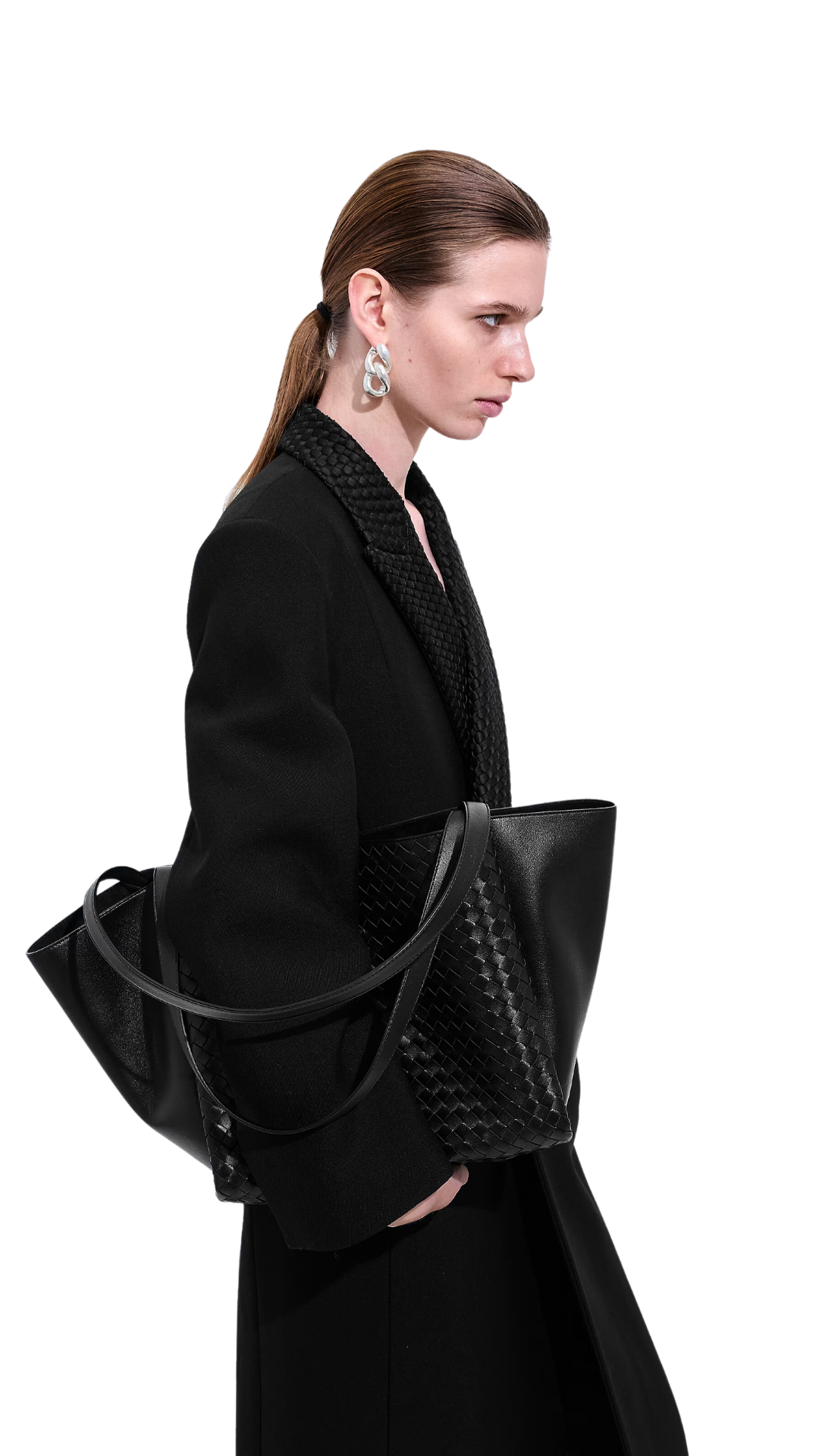 Corso in Black-Brass Vibrato Tote Bag