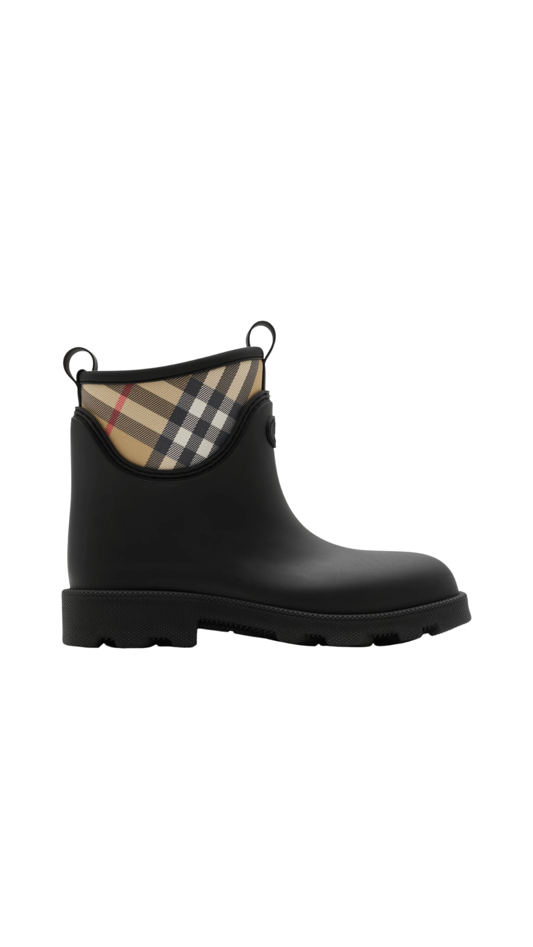 Rubber Marsh Stamp Low Boots in Black