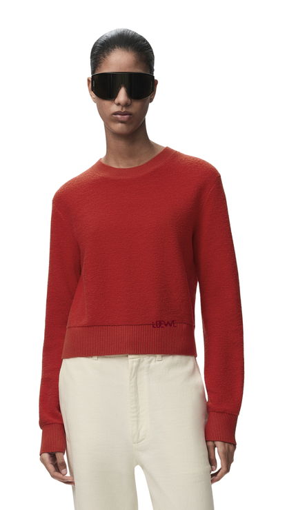Sweater in Red Wool