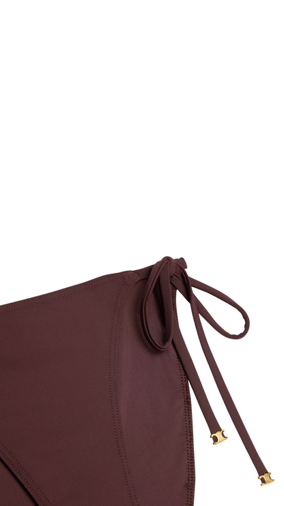 Balconette Bottom in Prune Matte Jersey