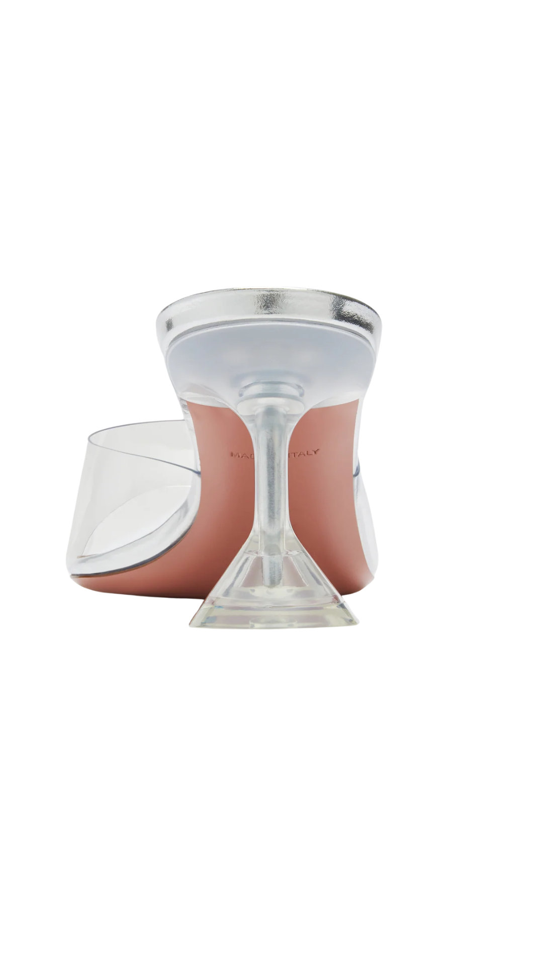 Lupita Glass Slipper 70 Transparent PVC