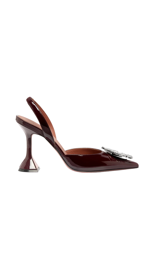 Begum Sling 95 Merlot Patent in Merlot Patent