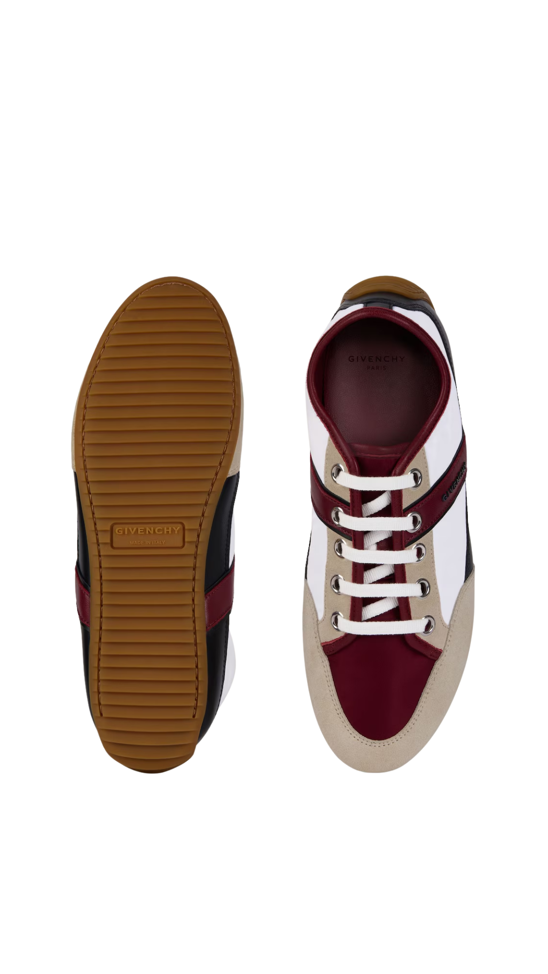 Slim Sneaker in Nylon and Suede