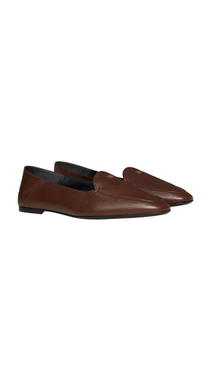 Aura Loafer in Vintage Brown Goatskin