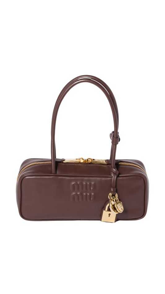 Beau Leather Bag in Briarwood