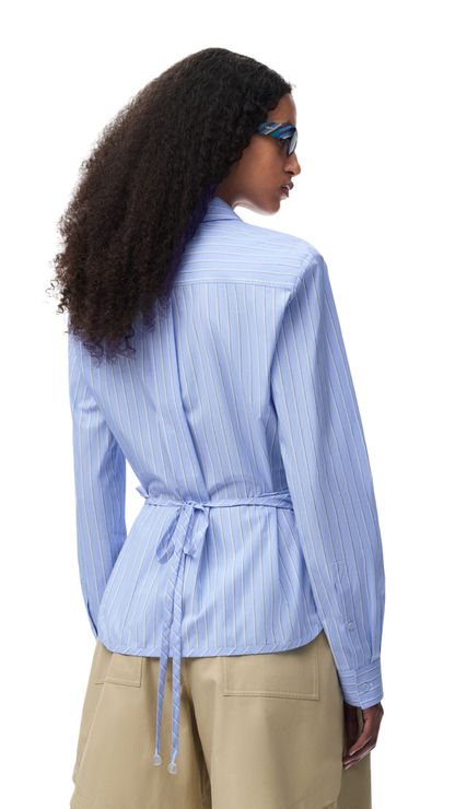 Shirt in Blue Cotton